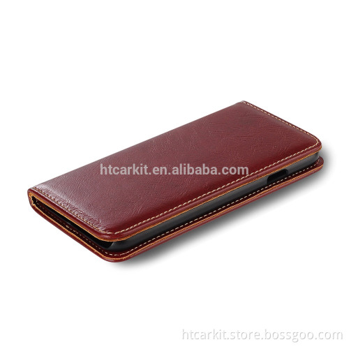 2016 New stylish design for iphone 7 leather case,for iphone 7 wallet case